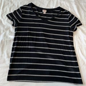 Black & white striped tee